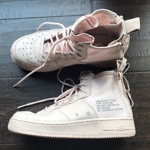 Pink Nike SF Air Force 1 size US 6Y